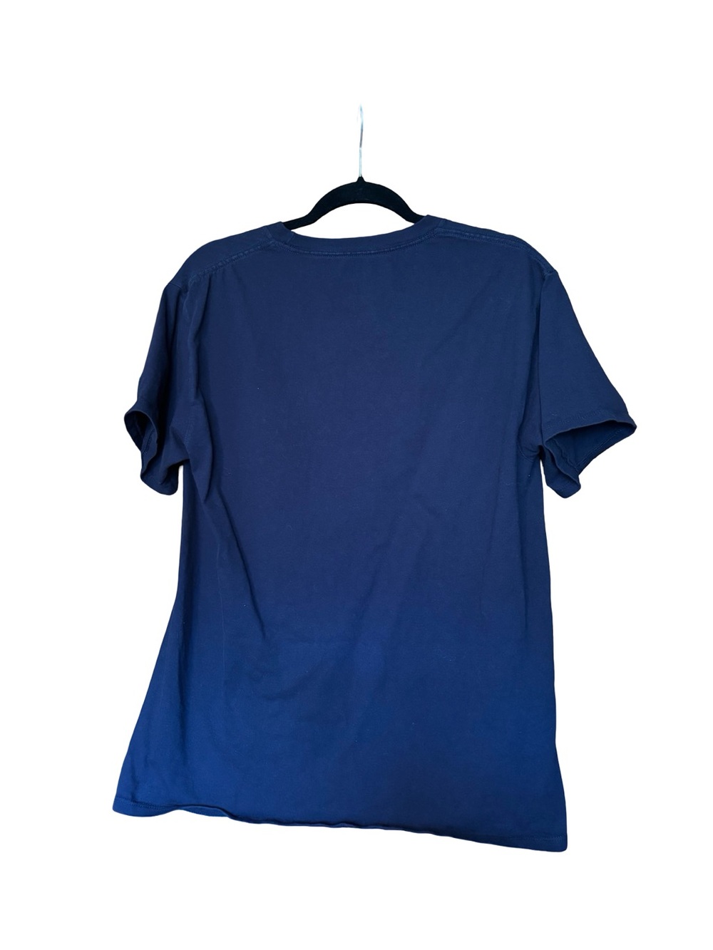 Champion Logo T-Shirt Men's Medium Navy Crewneck - Picture 4 of 6
